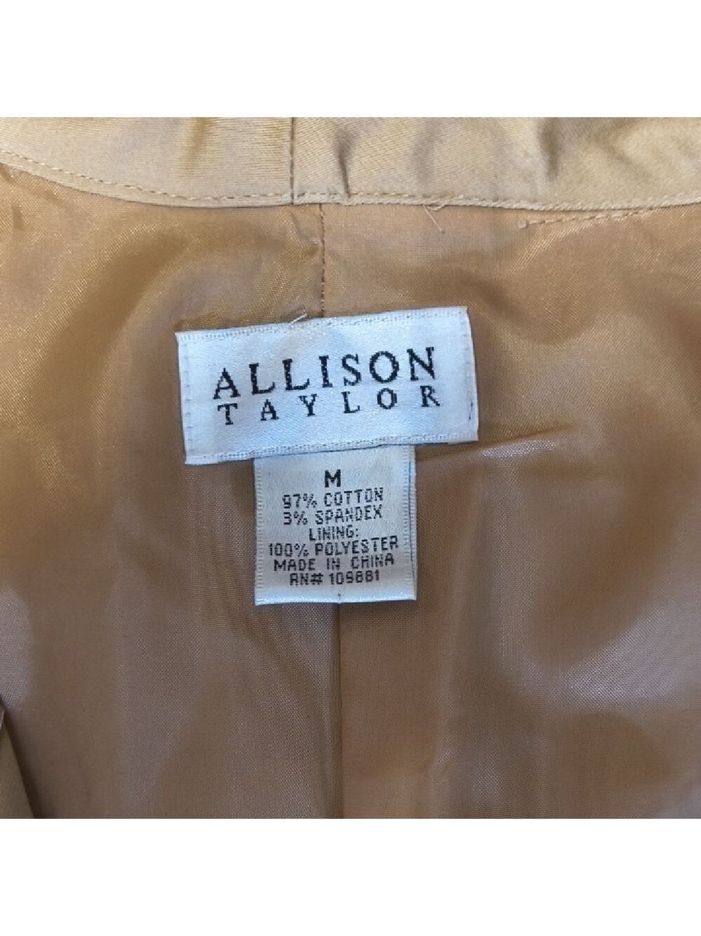Allison Taylor Camel Pencil Skirt Ensemble With Top - Picture 3 of 6